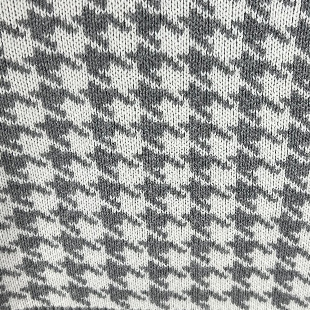 Abercrombie & Fitch Womens S Houndstooth Soft Knit Sweater Vest Cottagecore - Picture 7 of 13